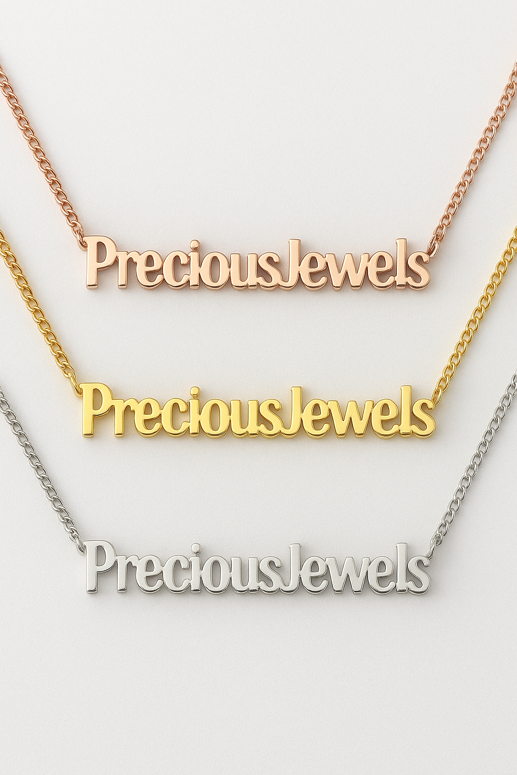 Bubble Name Necklace- PREORDER