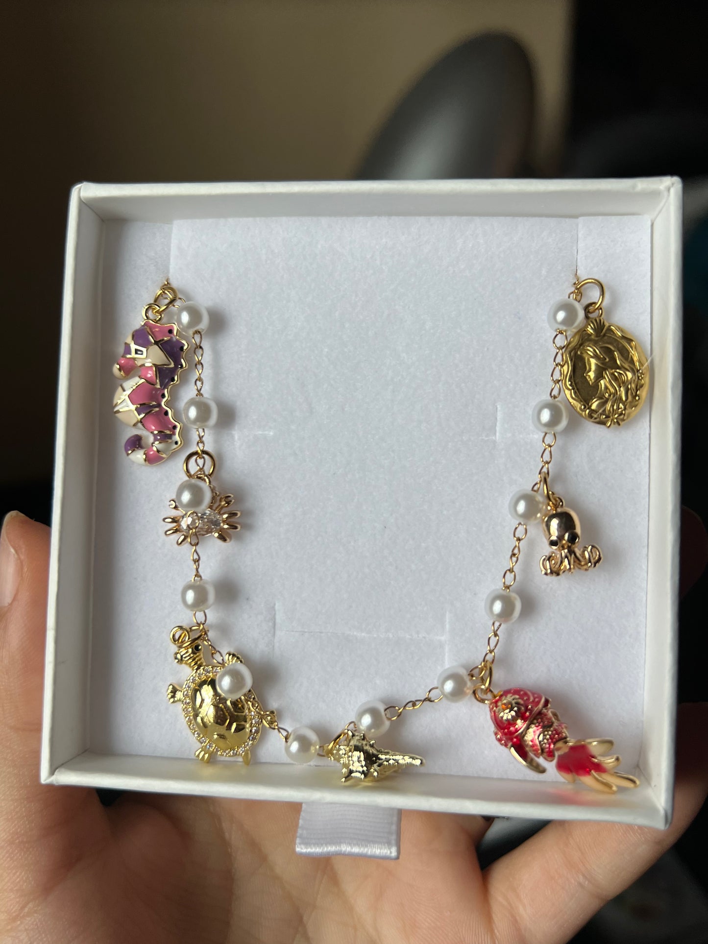 Custom Charm Anklet anklet Precious Jewels LLC