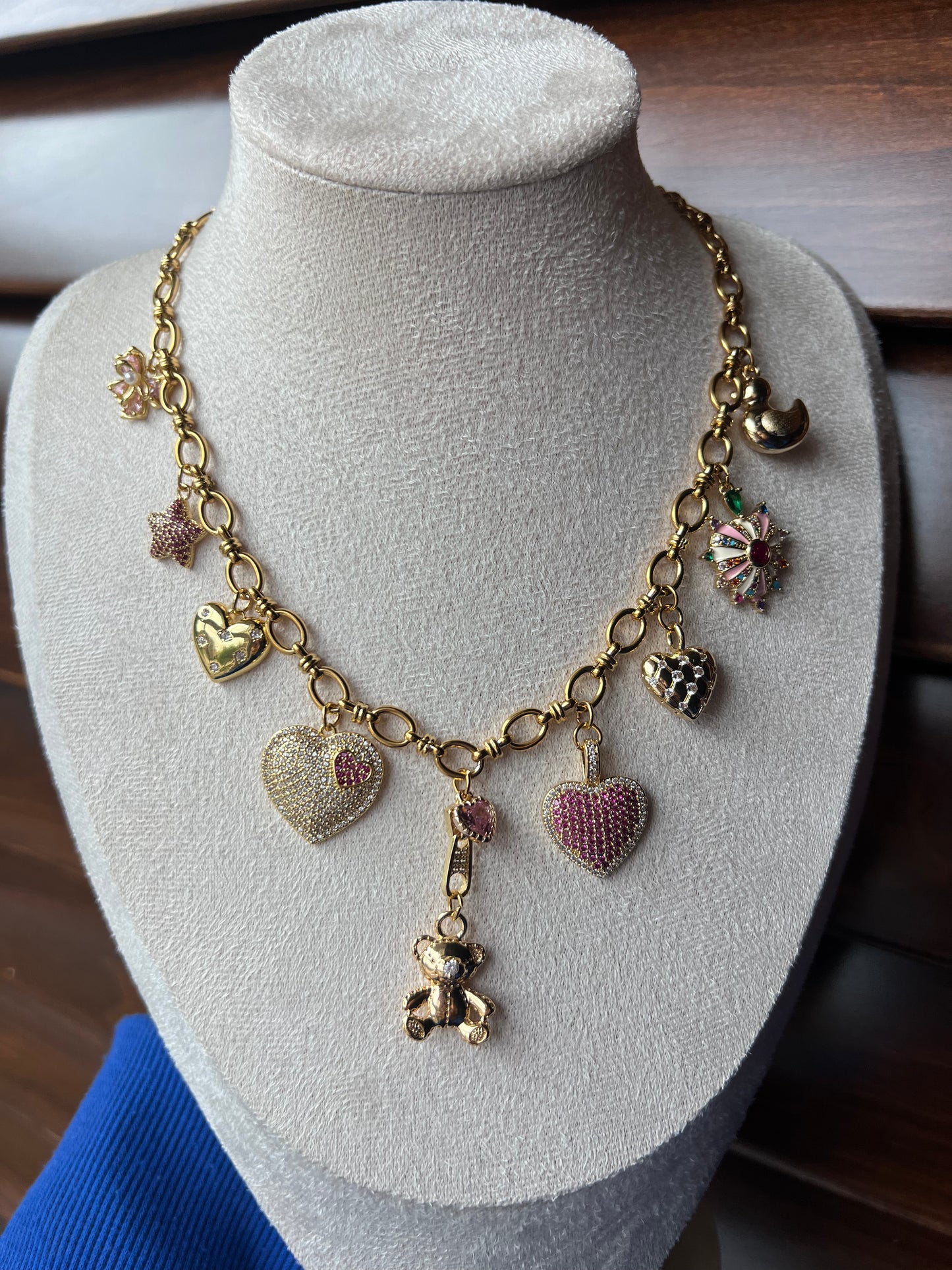 Custom Charm Necklace Necklace Precious Jewels