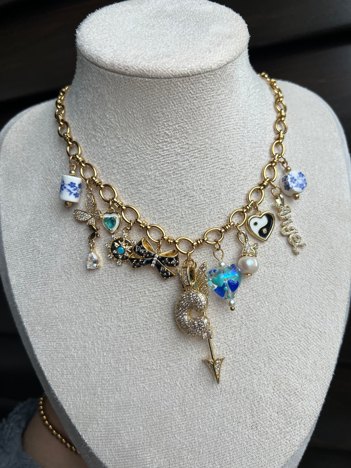 Custom Charm Necklace Necklace Precious Jewels