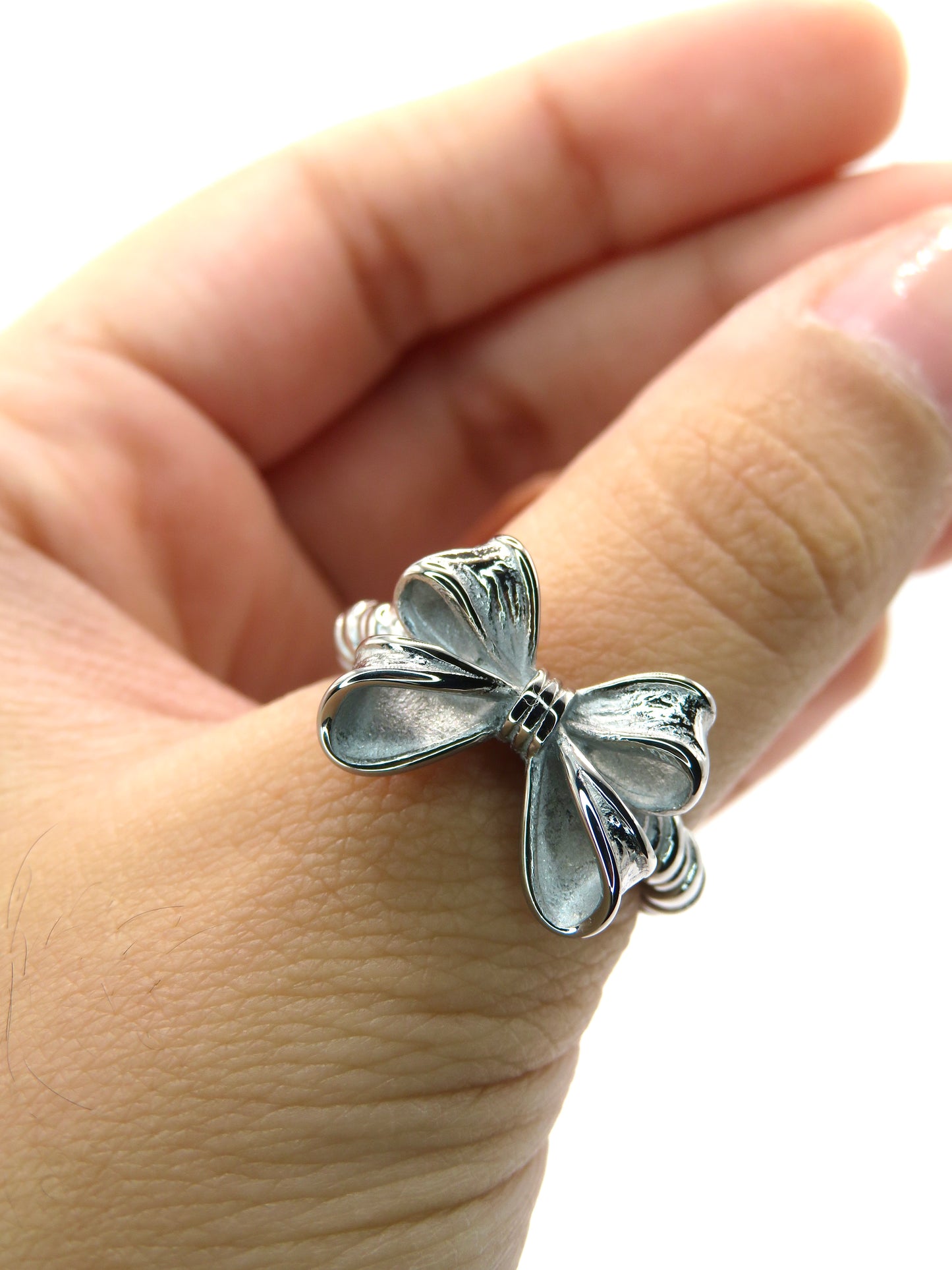 Bow Ring ring Precious Jewels LLC Silver 6
