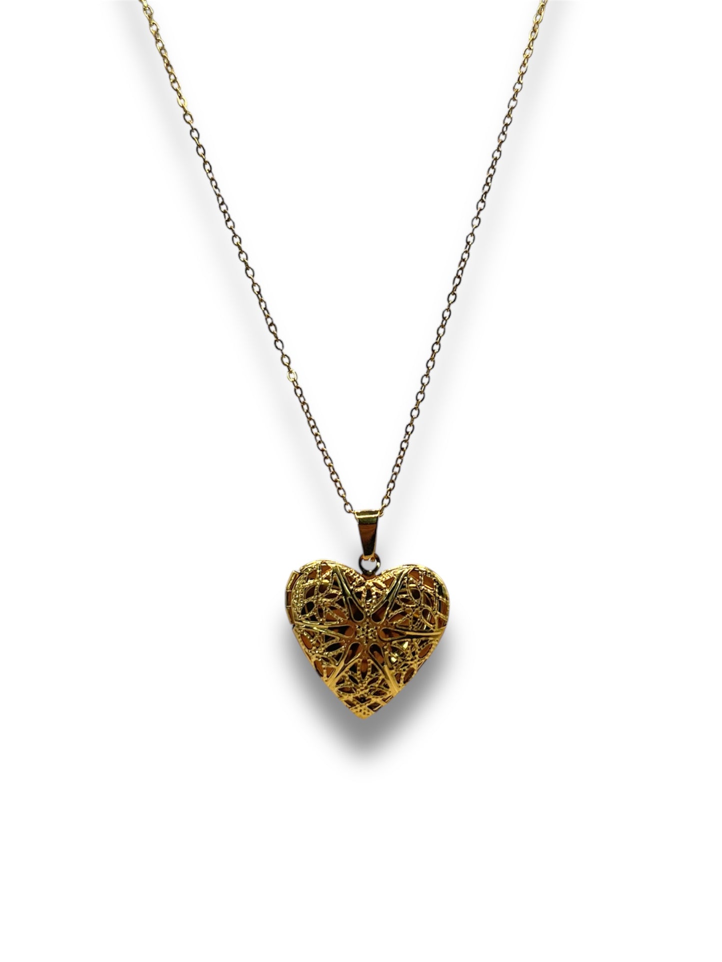 Heart Locket Necklace Necklace Precious Jewels Gold