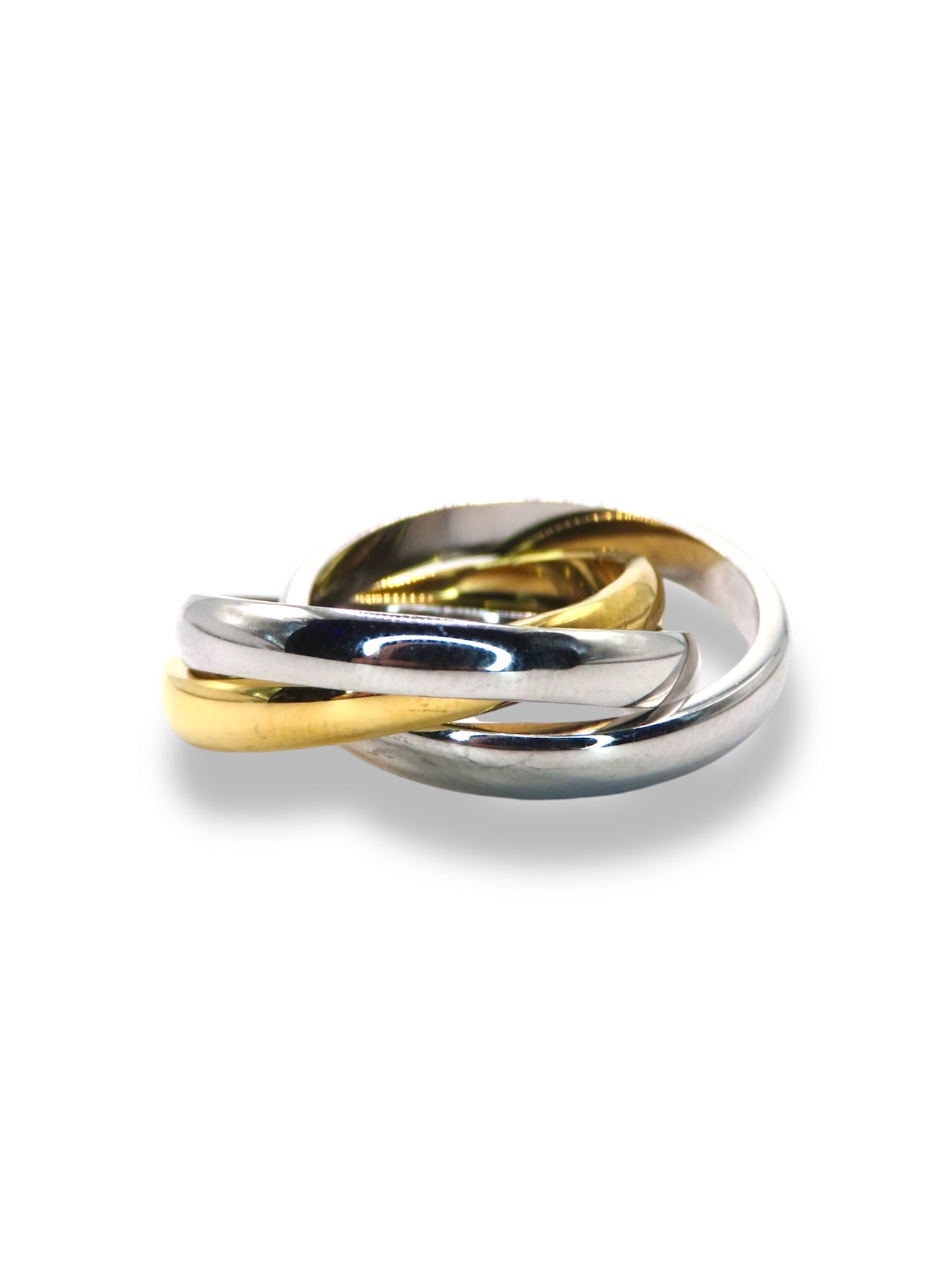 Two-Tone Intertwined Ring ring Precious Jewels