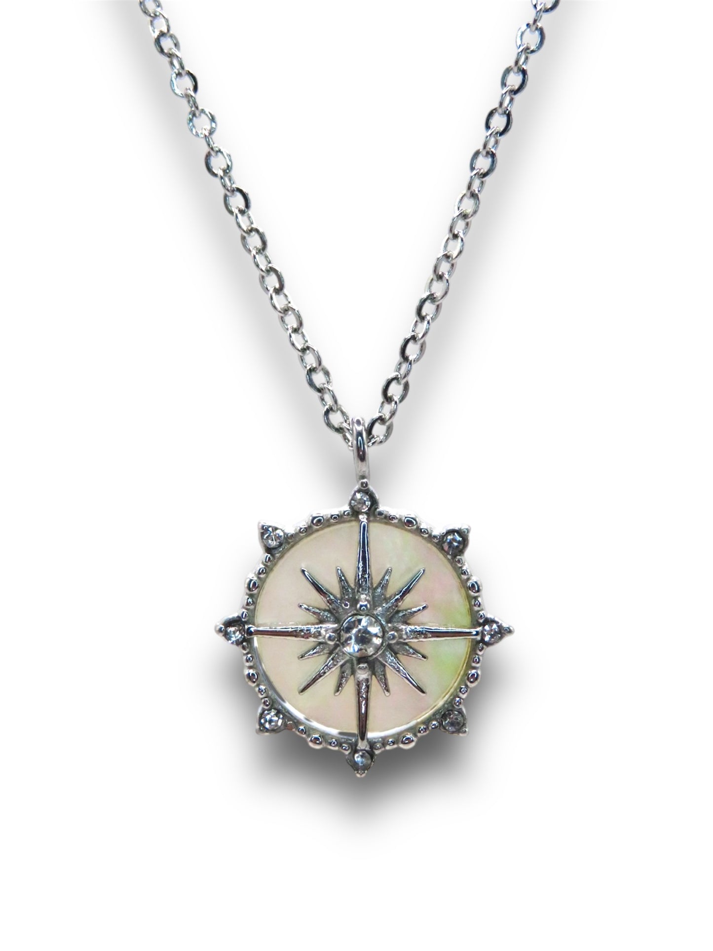 Celestial Compass Necklace Necklace Precious Jewels Silver