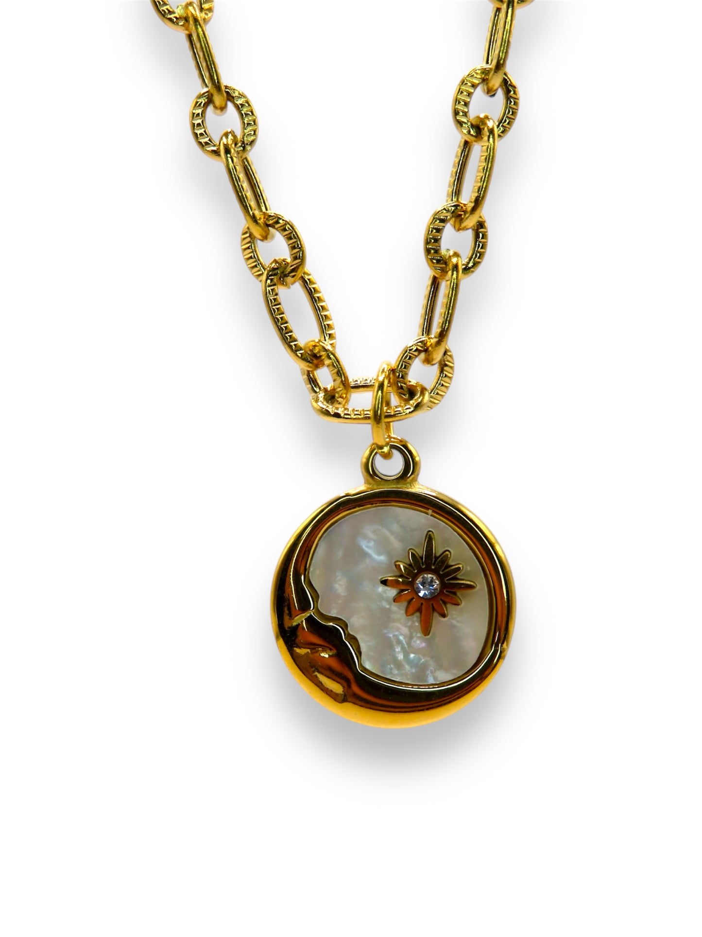 Eclipse Opal Necklaces Necklace Precious Jewels Moon Gold