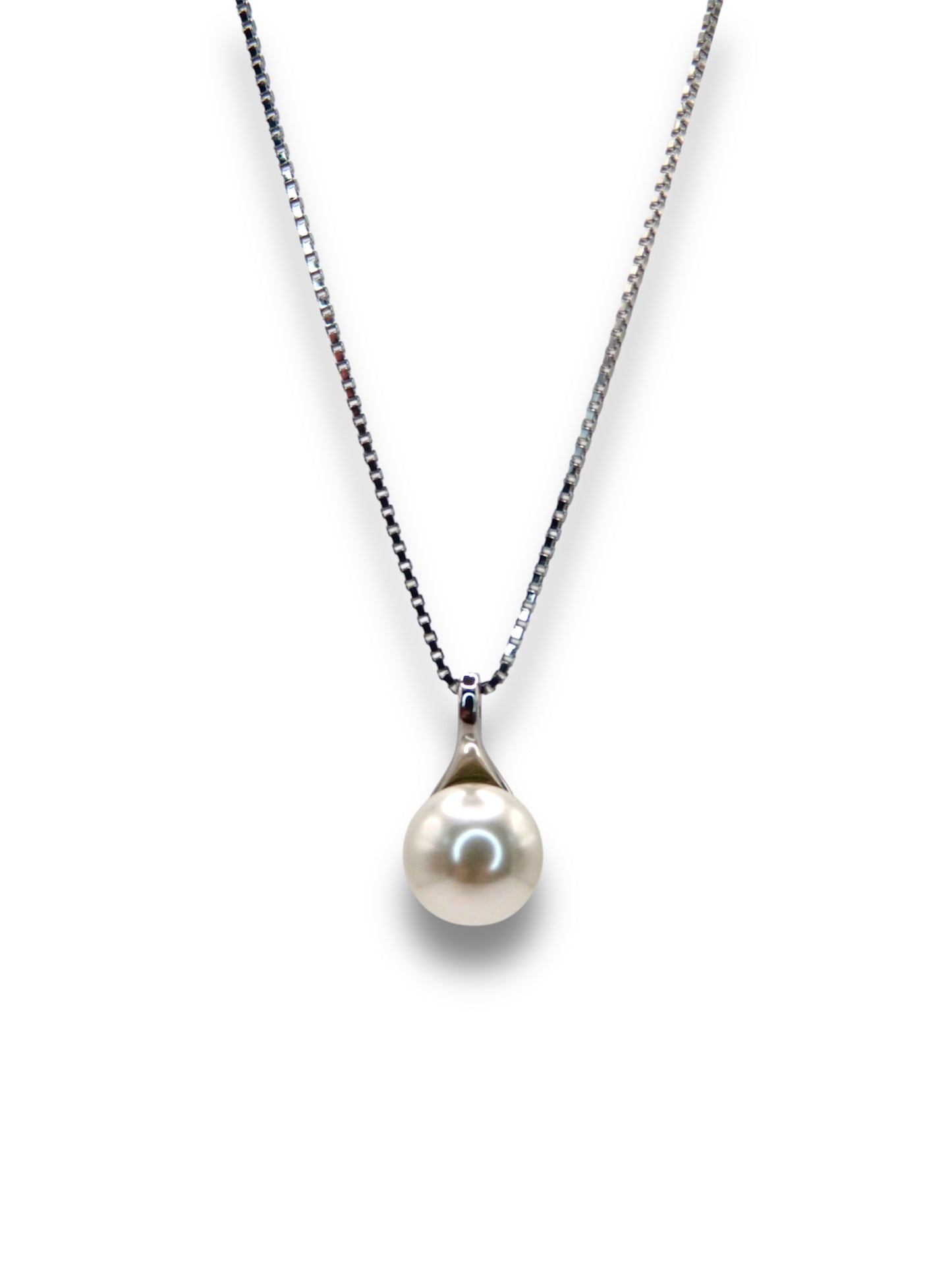 Poseidon Pearl Necklace Necklace Precious Jewels Silver