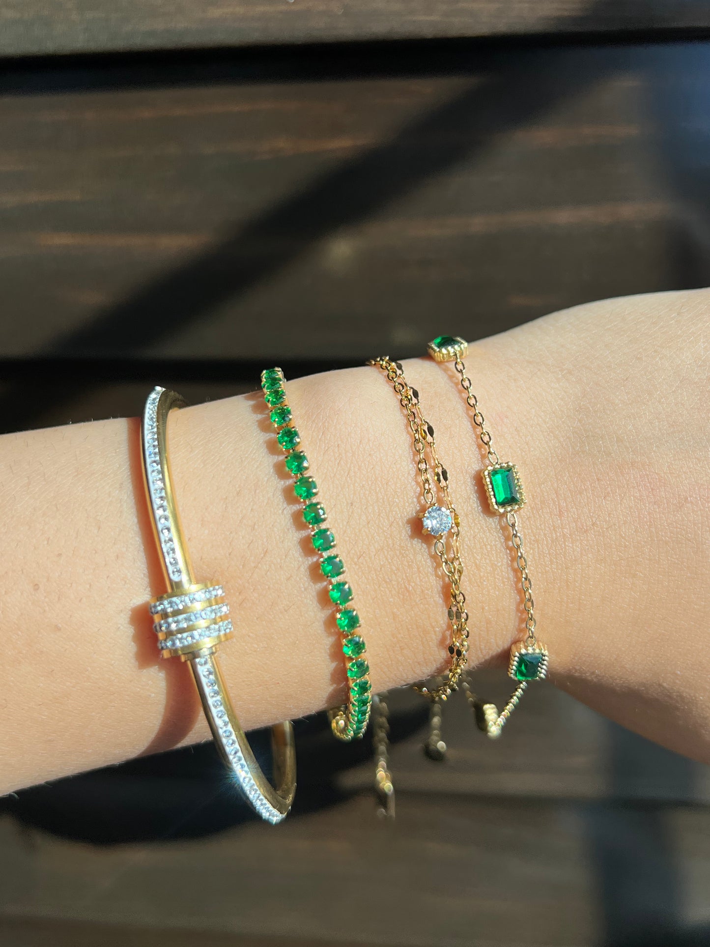 Stellar Loop Bangle bangle Precious Jewels Gold