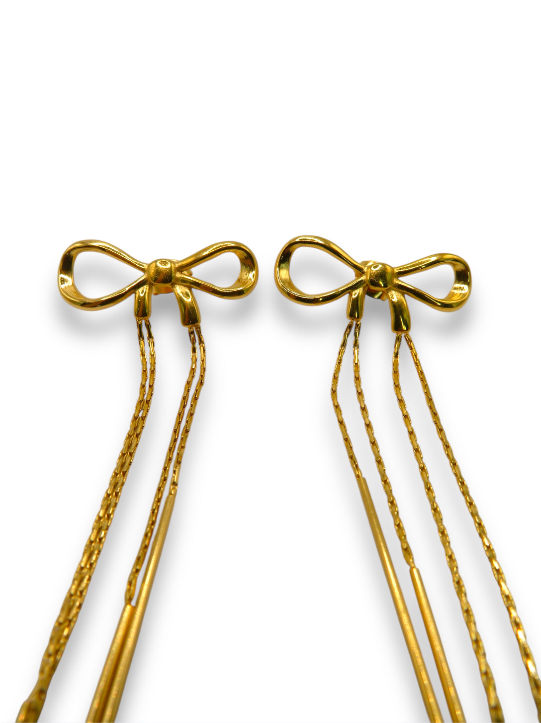 Dangly Bow Earrings earrings Precious Jewels