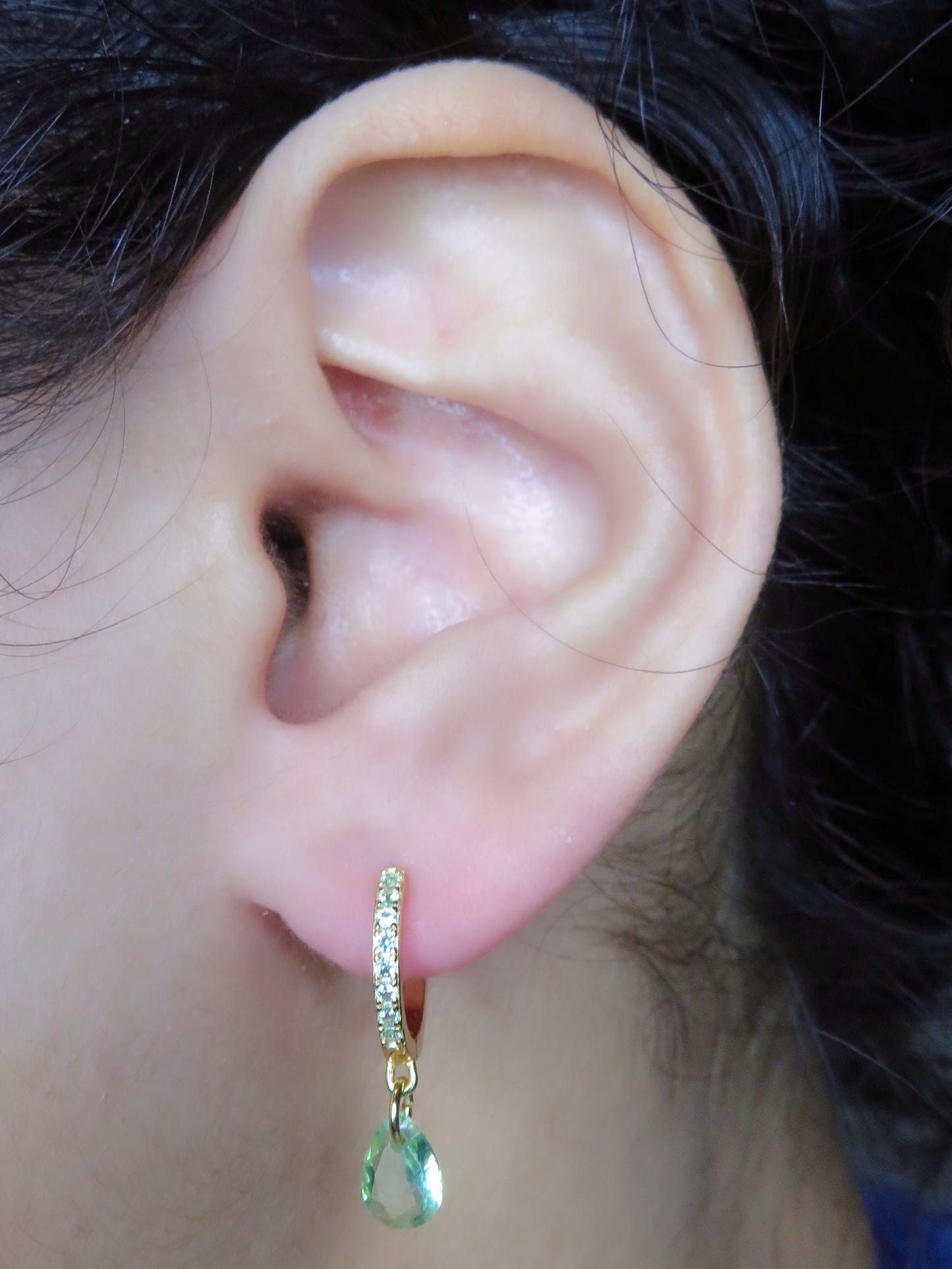 Sunlight & Meadow Drop Earrings earrings Precious Jewels Green