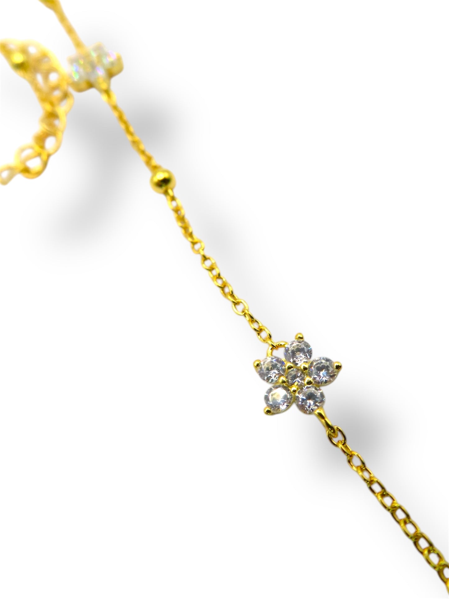 Dainty Flower Bracelet bracelet Precious Jewels LLC