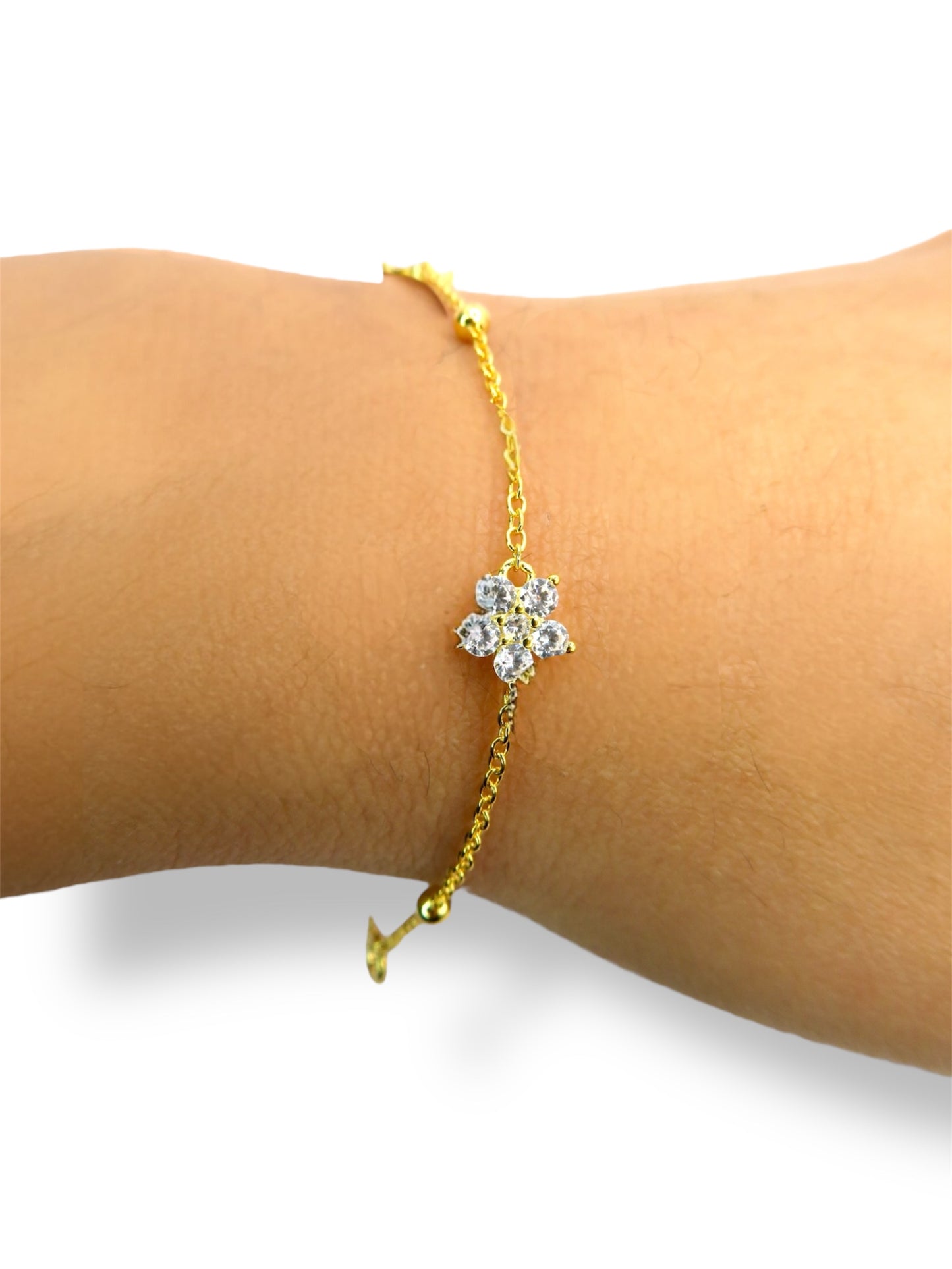 Dainty Flower Bracelet bracelet Precious Jewels LLC