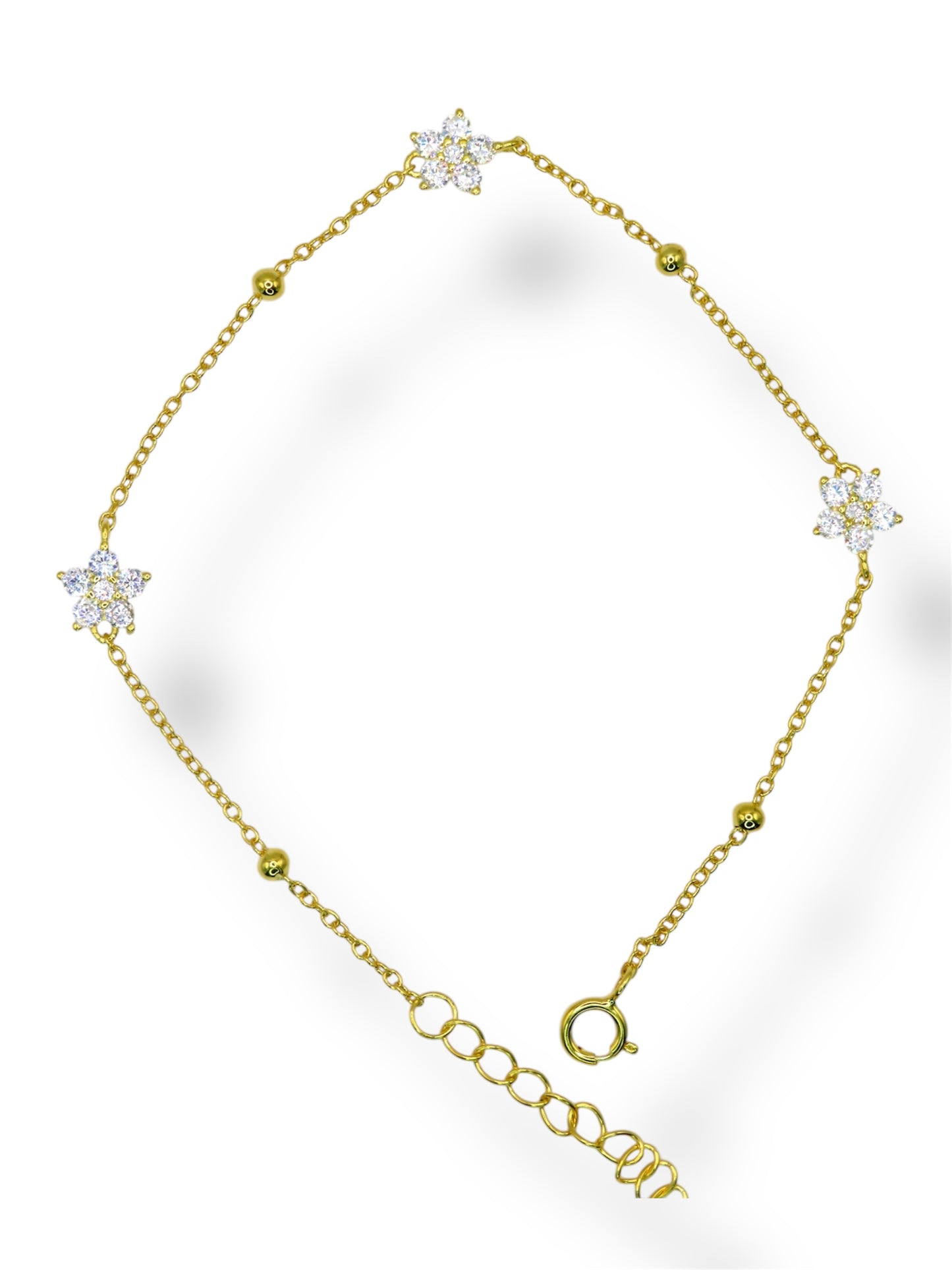 Dainty Flower Bracelet bracelet Precious Jewels LLC