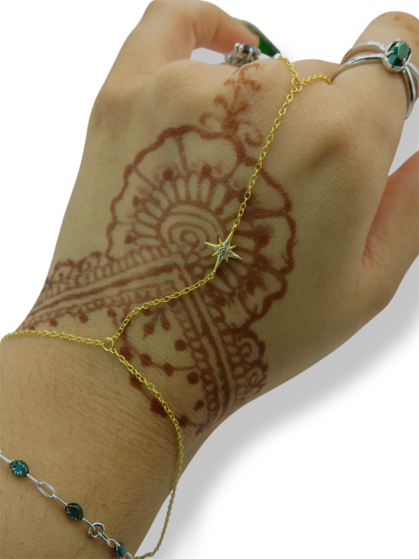 Twilight Hand Chain hand chain Precious Jewels LLC Gold