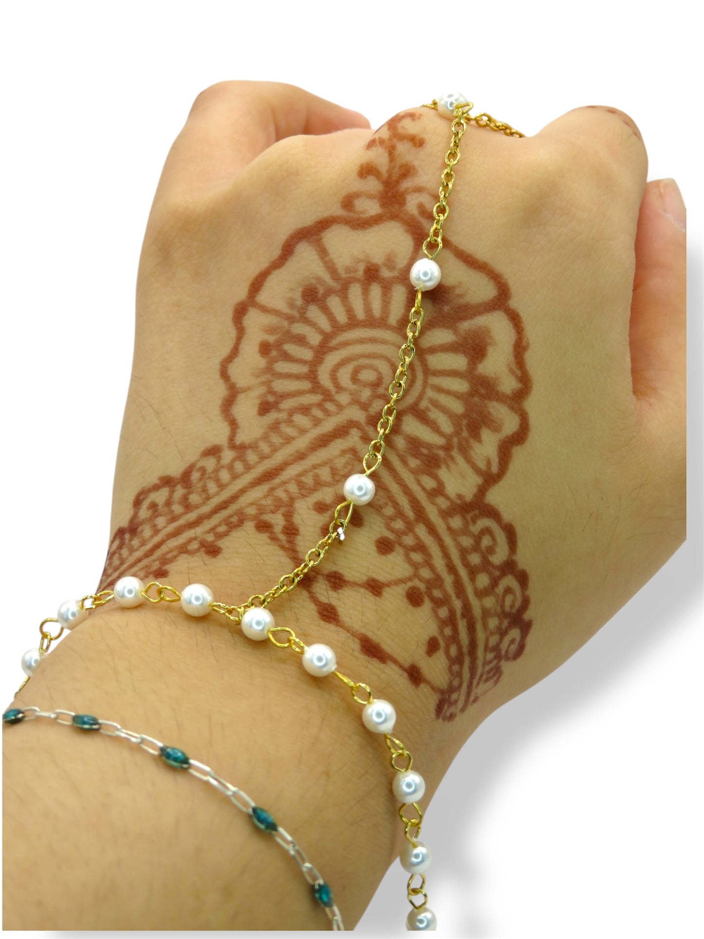 Sea Whisper Handchain hand chain Precious Jewels LLC