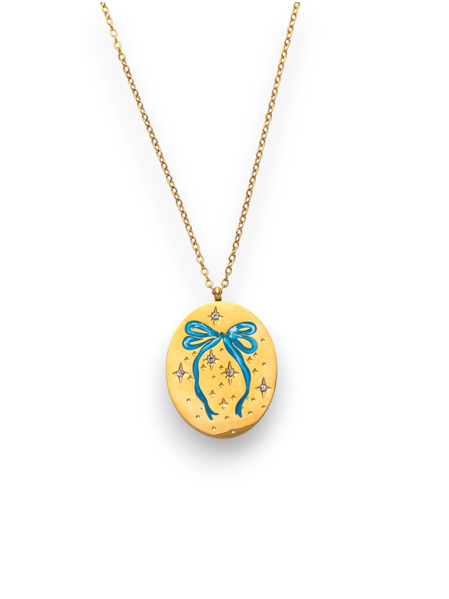 Wishful Trinkets Necklace Necklace Precious Jewels LLC Blue Bow