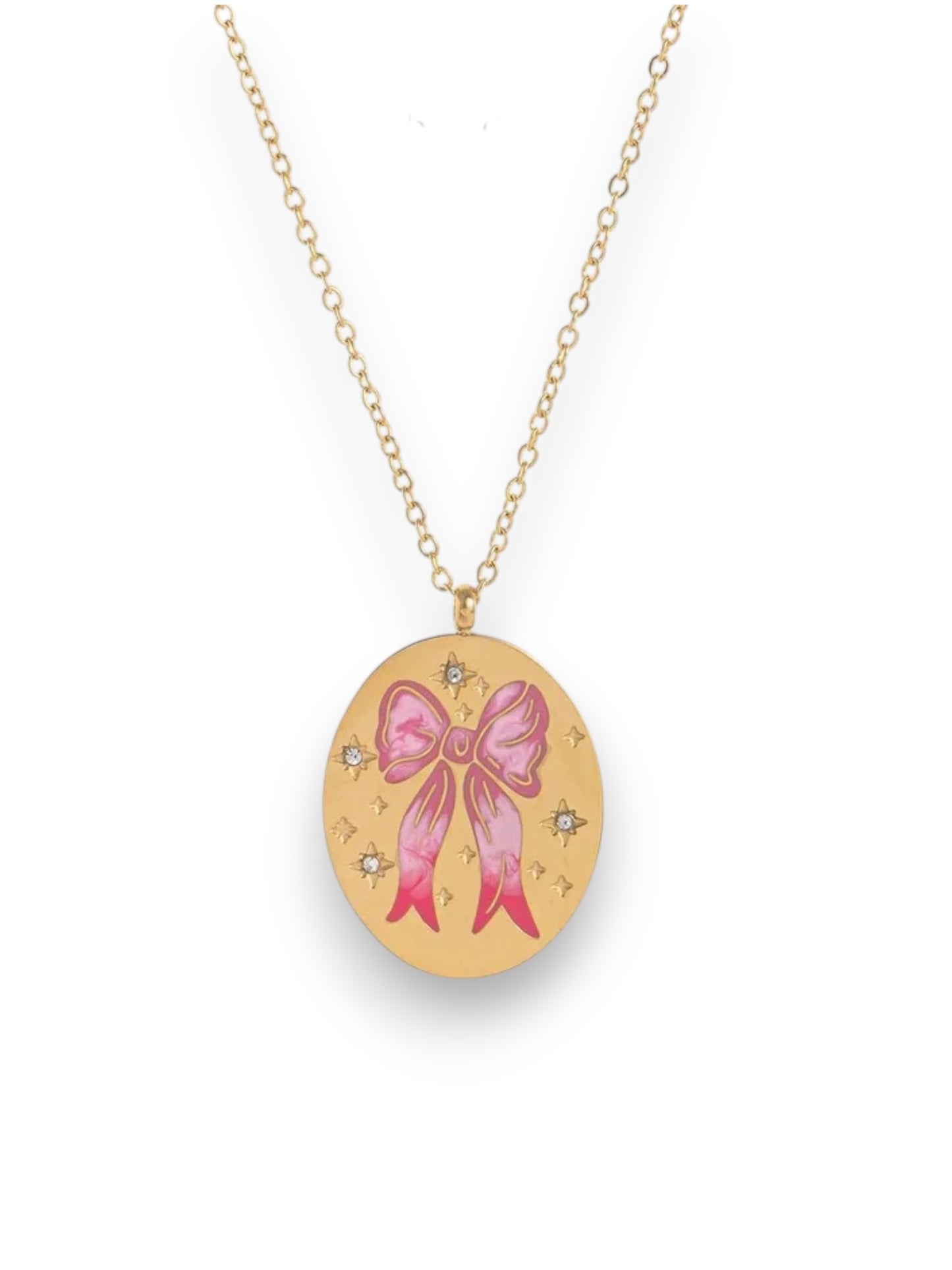 Wishful Trinkets Necklace Necklace Precious Jewels LLC Pink Bow
