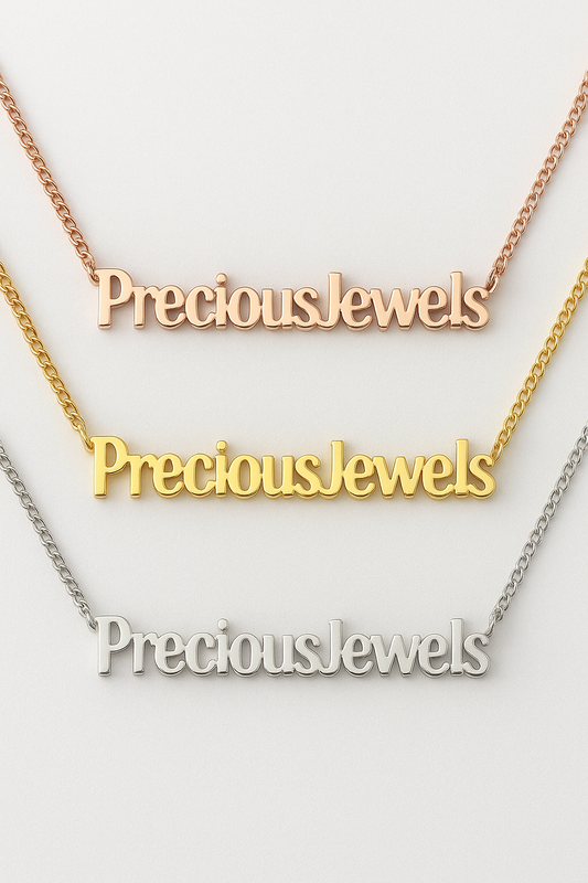 Bubble Name Necklace- PREORDER