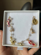 Custom Charm Anklet anklet Precious Jewels LLC