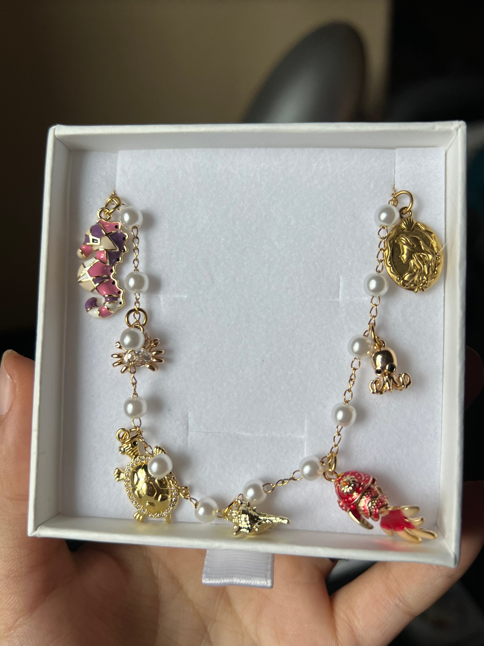 Custom Charm Anklet anklet Precious Jewels LLC