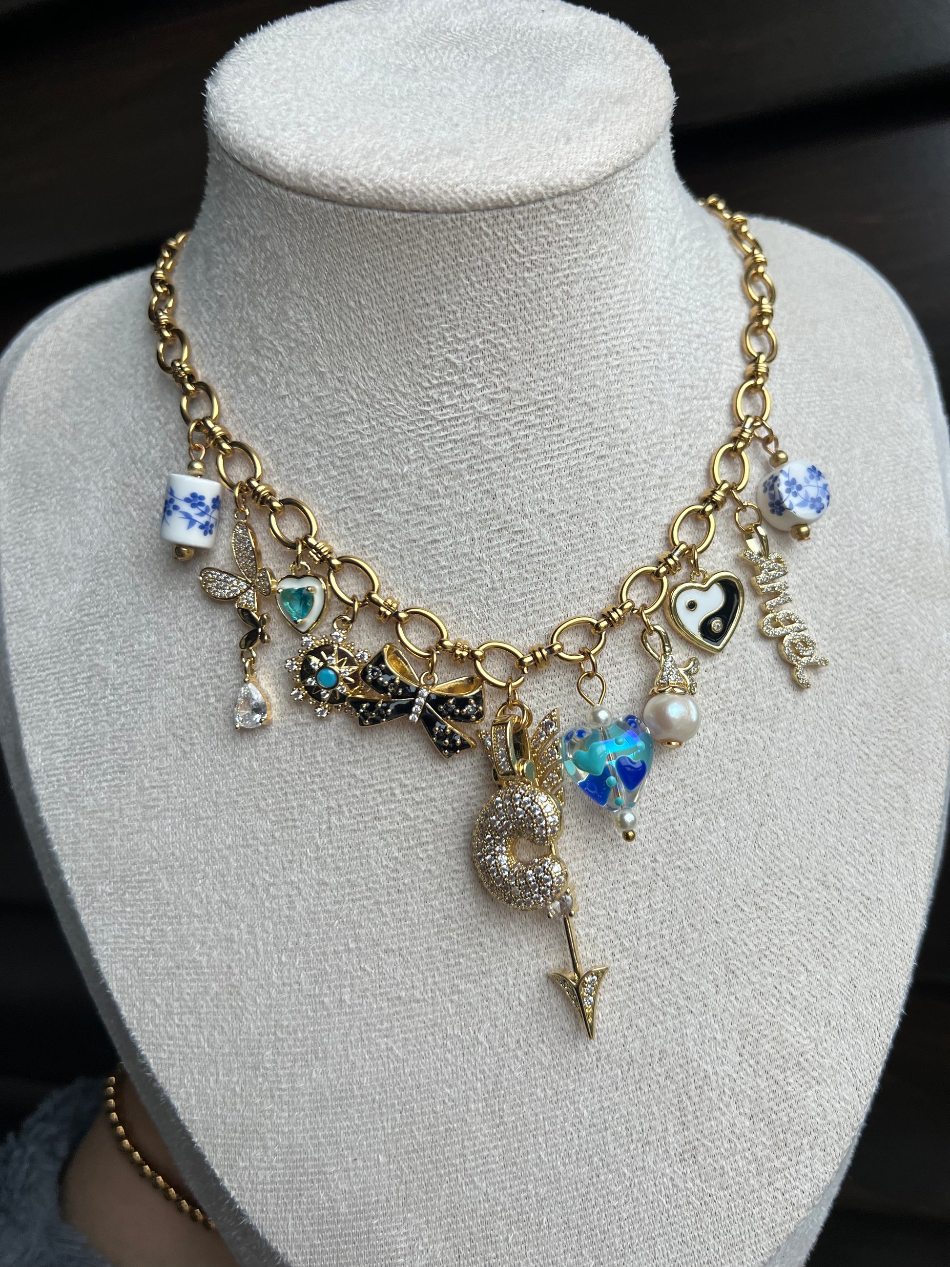 Custom Charm Necklace Necklace Precious Jewels