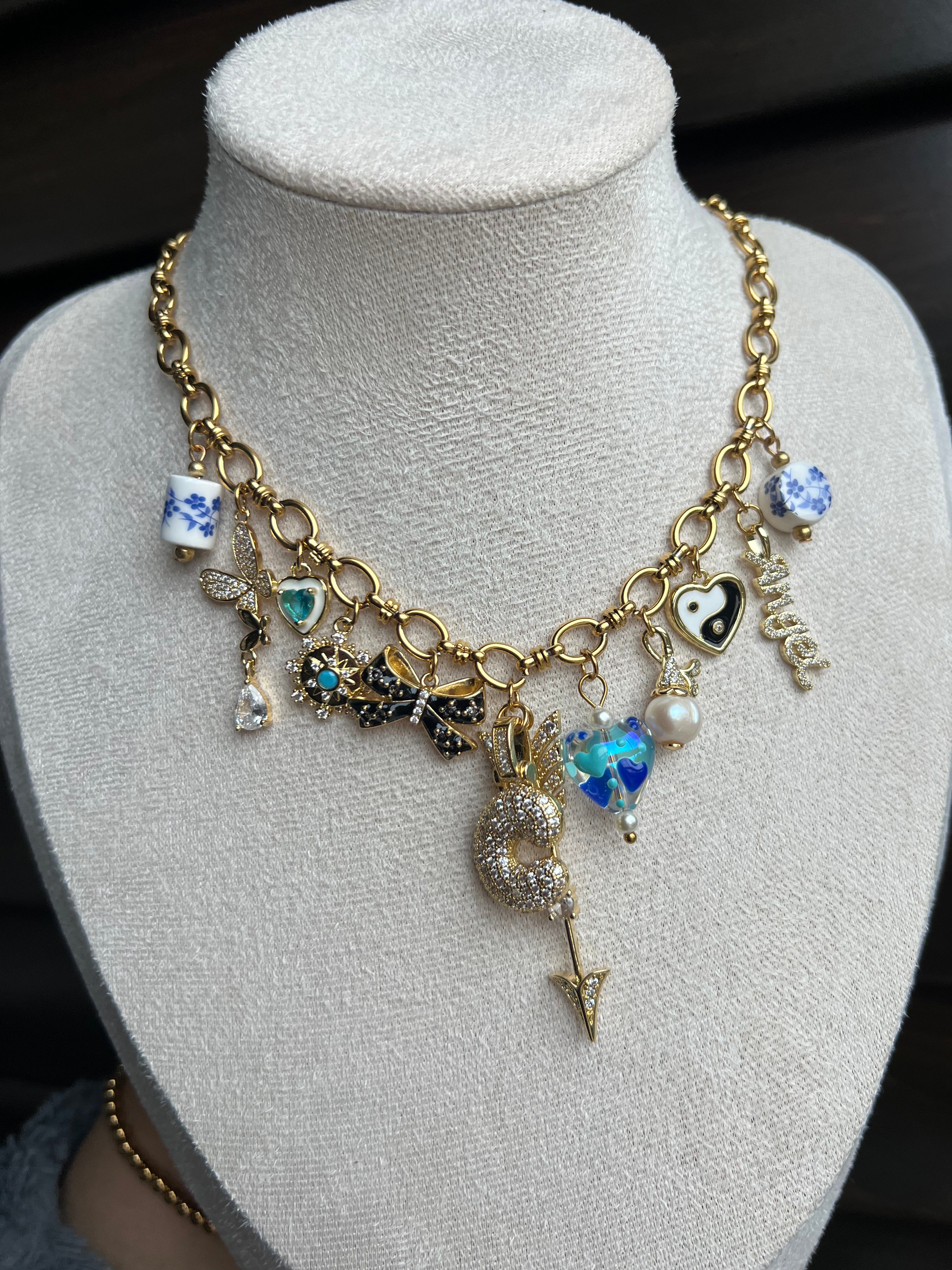 Custom Charm Necklace Necklace Precious Jewels