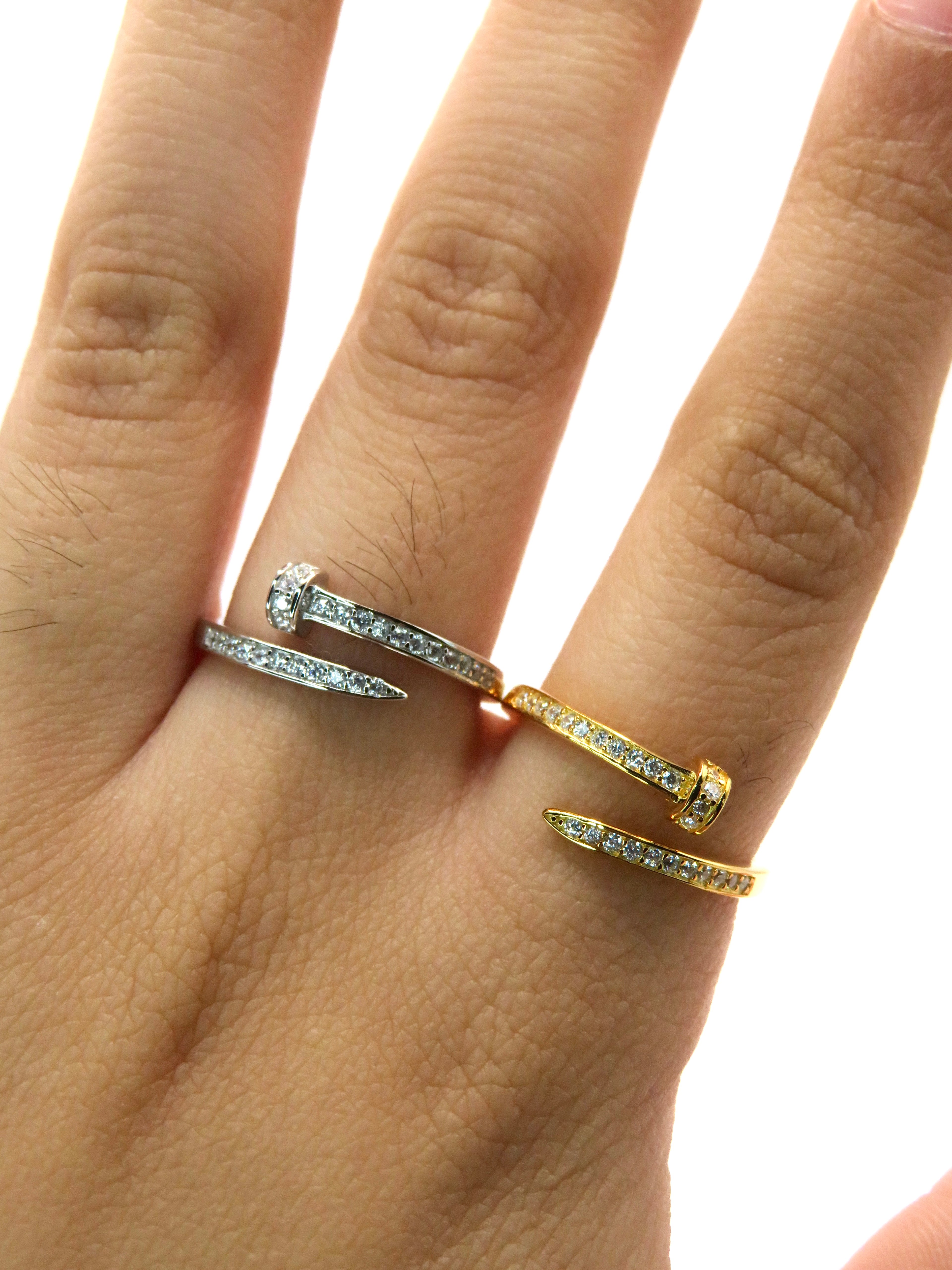 Adjustable Nail Ring ring Precious Jewels LLC