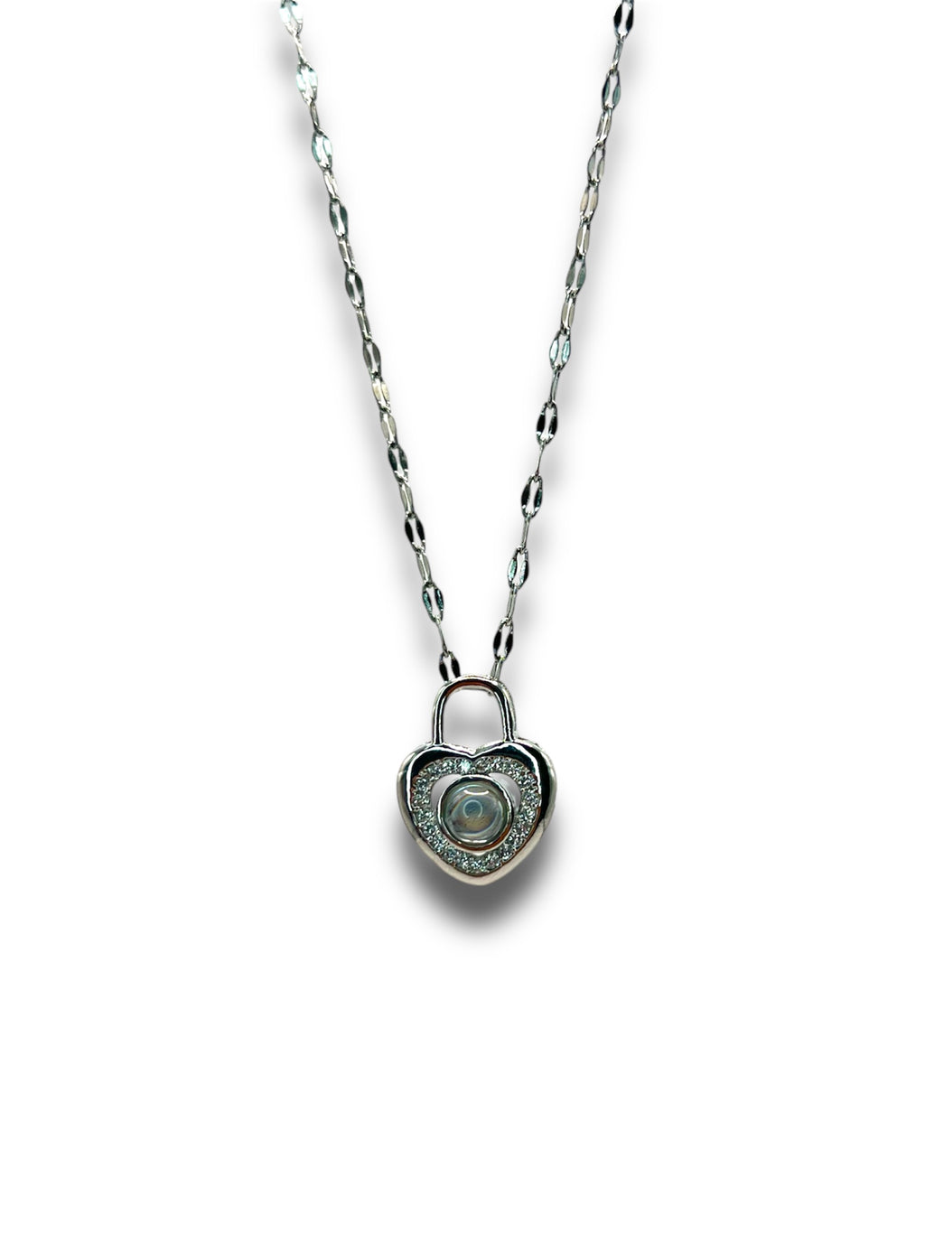 Heart Lock 100 Language I Love You Necklace Necklace Precious Jewels
