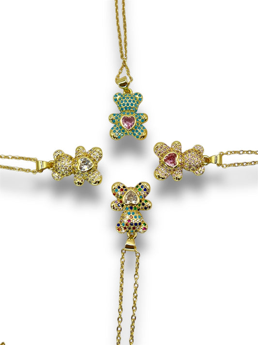 Teddy Bear Necklace Necklace Precious Jewels