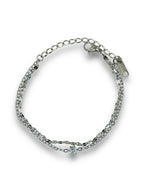 Delicate Duo Chain Bracelet bracelet Precious Jewels Silver