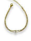 Delicate Duo Chain Bracelet bracelet Precious Jewels Gold