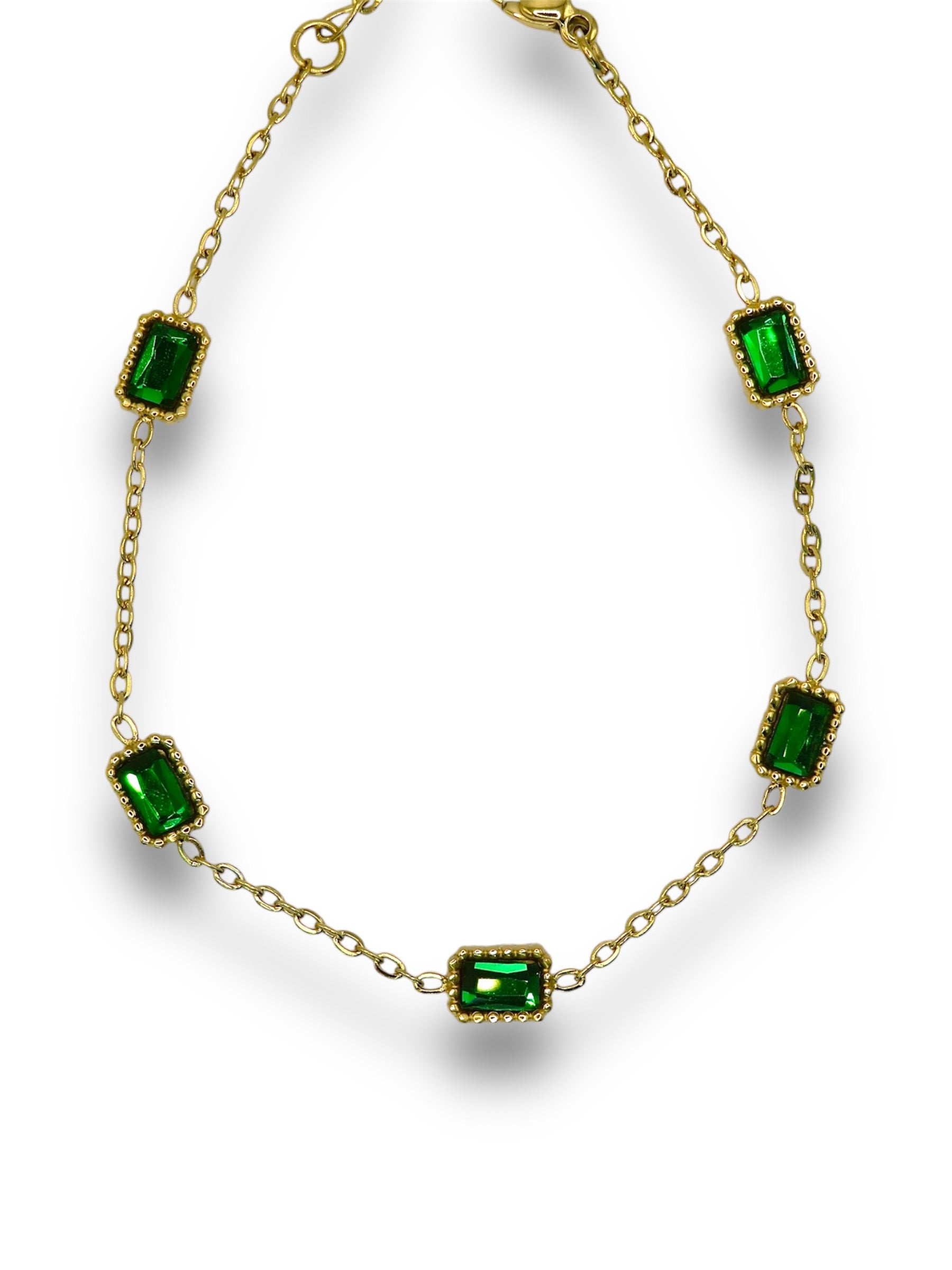 Bellatrix Bracelet bracelet Precious Jewels LLC Emerald Green Gold