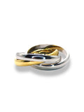Two-Tone Intertwined Ring ring Precious Jewels