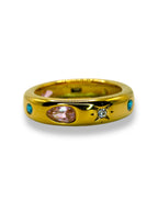 Gemstone Accent Rings ring Precious Jewels Gold 6