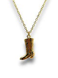 Wild West Boot Necklace Necklace Precious Jewels