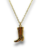 Wild West Boot Necklace Necklace Precious Jewels