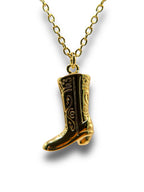 Wild West Boot Necklace Necklace Precious Jewels