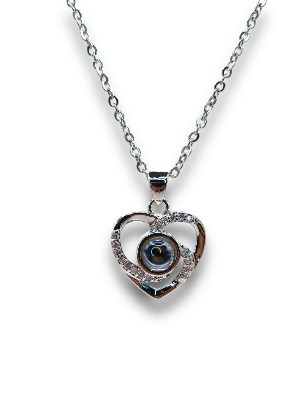 Heart 100 Language I Love You Necklace Necklace Precious Jewels Silver