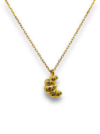 Croissant Necklace Necklace Precious Jewels Gold