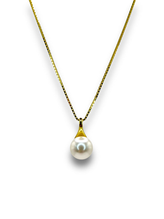 Poseidon Pearl Necklace Necklace Precious Jewels Gold