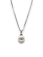 Poseidon Pearl Necklace Necklace Precious Jewels Silver