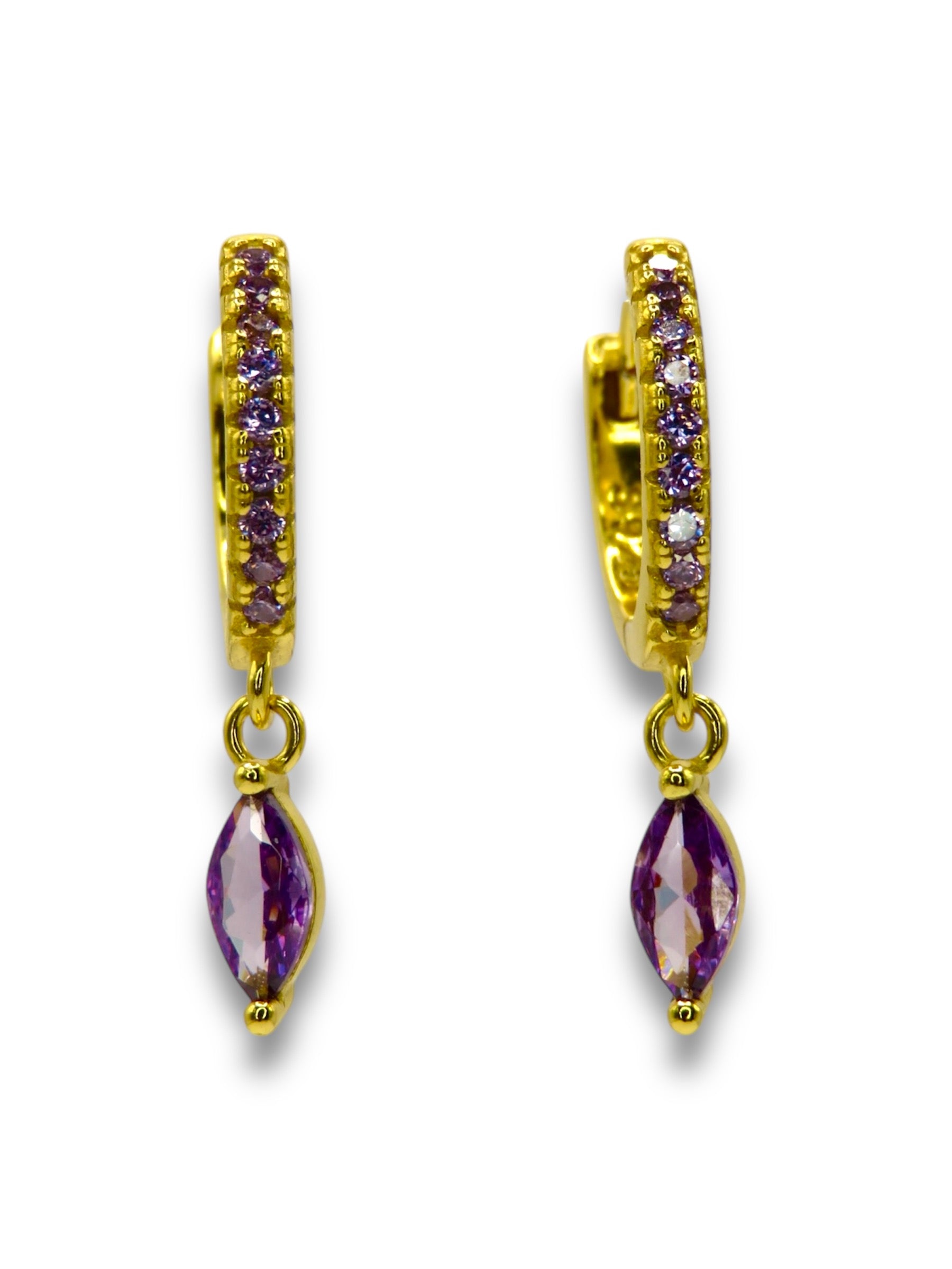 Aurora Drop Hoops earrings Precious Jewels