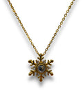 Snowflake 100 Language I love you Necklace Necklace Precious Jewels LLC Gold