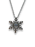 Snowflake 100 Language I love you Necklace Necklace Precious Jewels LLC Silver