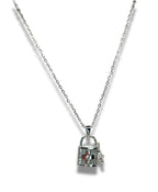 Locked In Necklace Necklace Precious Jewels Silver