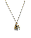 Locked In Necklace Necklace Precious Jewels Gold