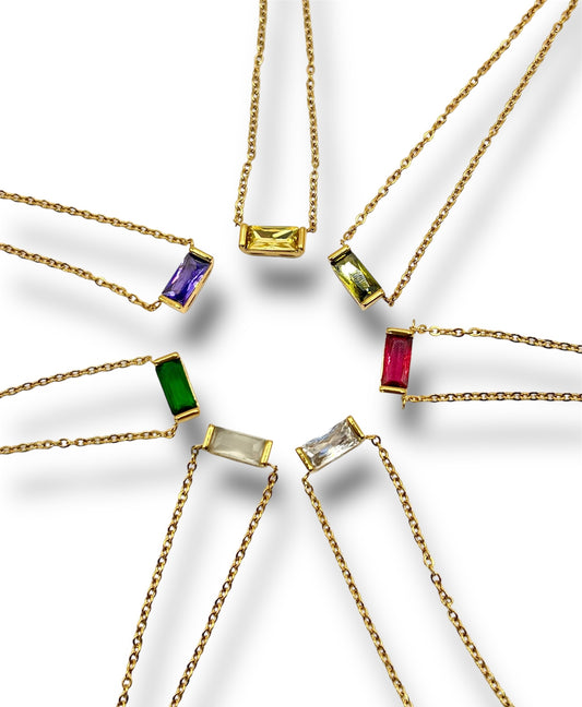 Birthstone Necklace Necklace Precious Jewels