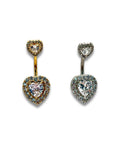 Adore Heart Belly Piercing body piercing Precious Jewels