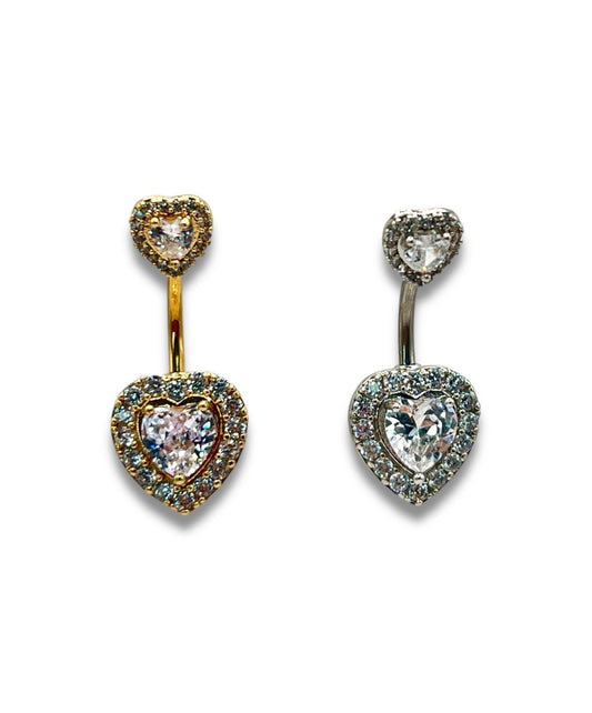 Adore Heart Belly Piercing body piercing Precious Jewels