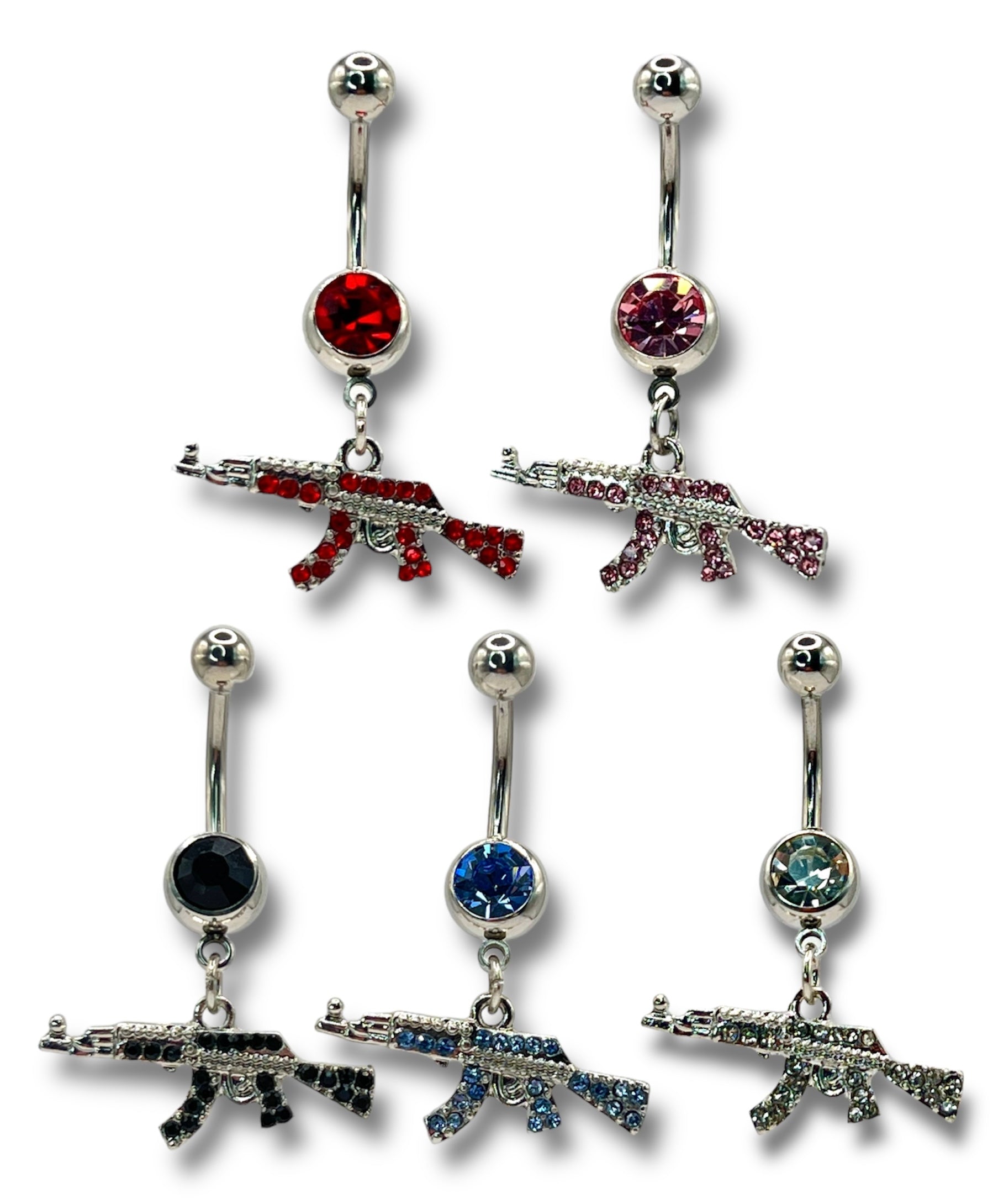 Pew-Pew Belly Piercing body piercing Precious Jewels