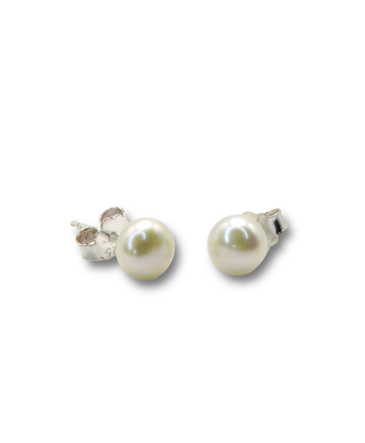 Freshwater Pearl Stud Earrings earrings Precious Jewels